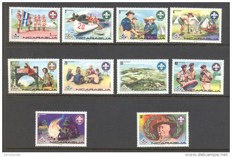 Nicaragua - 1975 Scouts MNH__(TH-2608) - Nicaragua