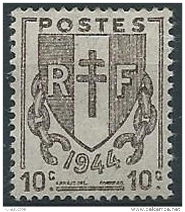 1945-47 FRANCIA STEMMA 10 CENT MNH ** - EDF046 - 1941-66 Escudos Y Blasones