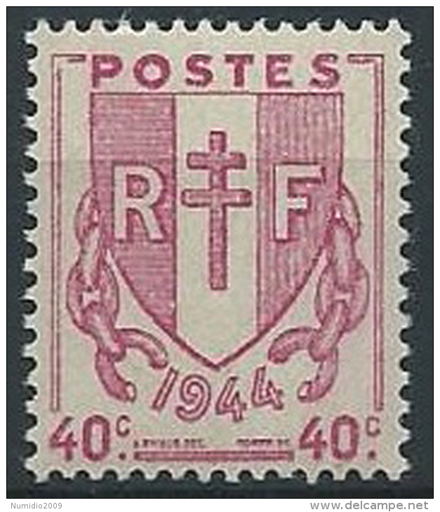 1945-47 FRANCIA STEMMA 40 CENT MNH ** - EDF046 - 1941-66 Escudos Y Blasones