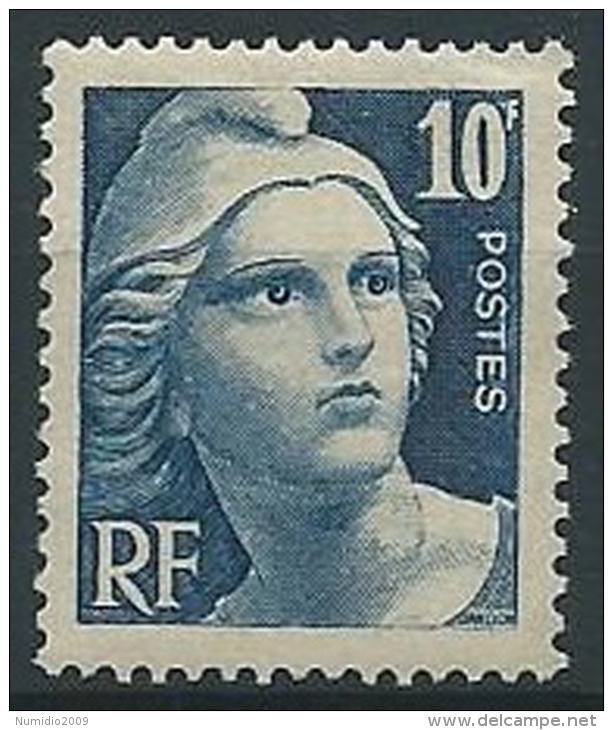 1945-46 FRANCIA MARIANNA DI GANDON 10 F MNH ** - EDF051 - 1945-54 Marianna Di Gandon