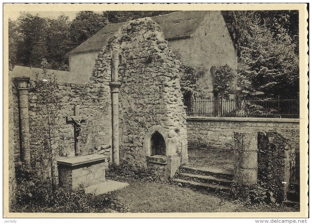 Anciens Abbaye N. D. De Clairefontaine-lez-Arlon -- Ruines De La Chapelle Ste-Marguerite.  (2 Scans) - Arlon