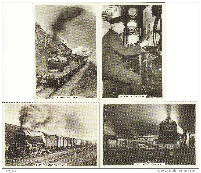 Replica Railway Cigarette Cards Senior Service 1938 LNER Northern Belle Night Scotsman - Gallaher