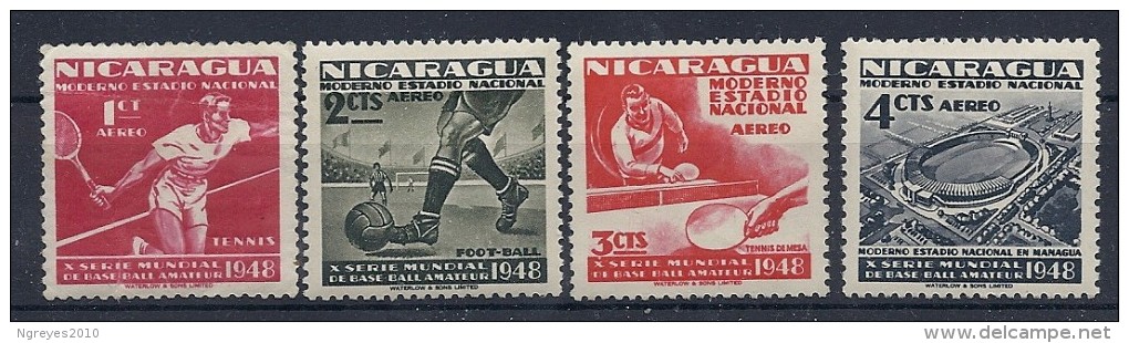 140014283  NICARAGUA  AEREO  Nº   267/70  MH/MNH - Nicaragua