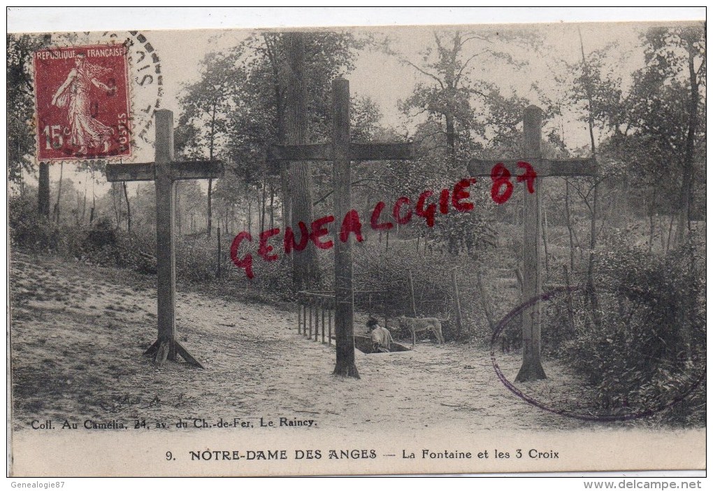 93 - CLICHY SOUS BOIS - NOTRE DAME DES ANGES  - LA FONTAINE ET LES 3 CROIX - Clichy Sous Bois