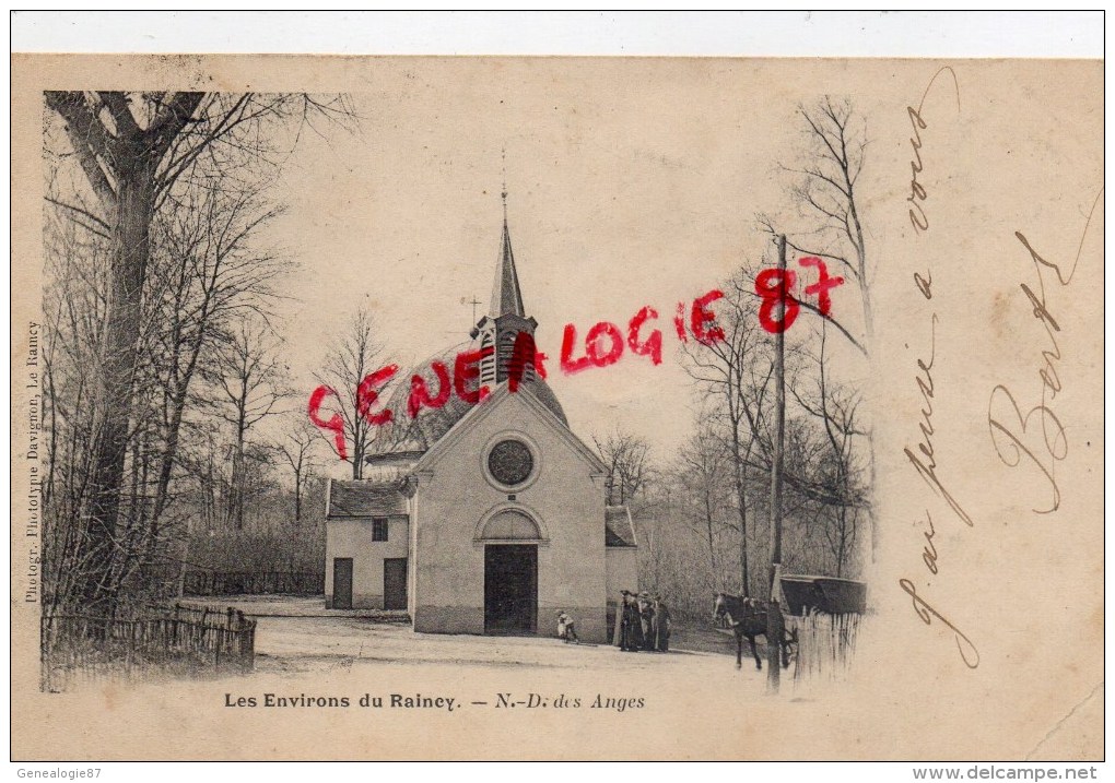 93 - CLICHY SOUS BOIS - NOTRE DAME DES ANGES  - ENVIRONS DU RAINCY  - CARTE PRECURSEUR - Clichy Sous Bois