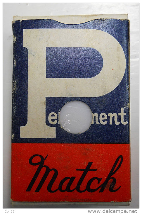 Esso Permanent Match Dans Blister Alumette Permanente  Advertising  RARE Collector  Vintage Registerd Patents All Parts - Autres & Non Classés