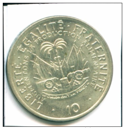 HAITI 10 CENTIMES 1975 - Haiti