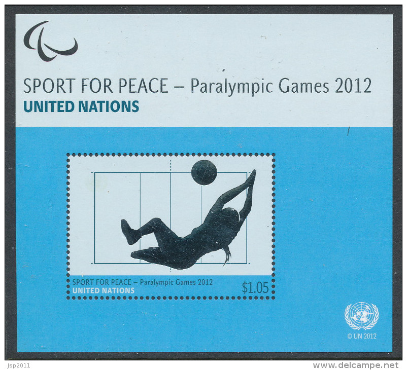 UN New York 2012. Sc # 1049-1050 + 1050a.  Paralympic Games 2012, MNH (**) - Unused Stamps