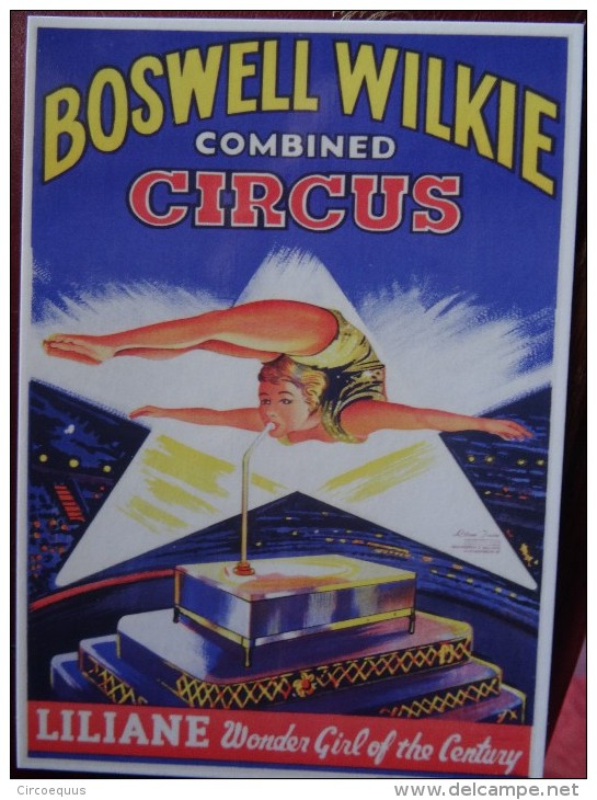 Cpm Cirque Artistes Boswell Wilkie - 5 - 99 Postkaarten