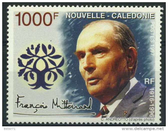 France, Nouvelle Calédonie : N° 725 Xx Année 1997 - Neufs