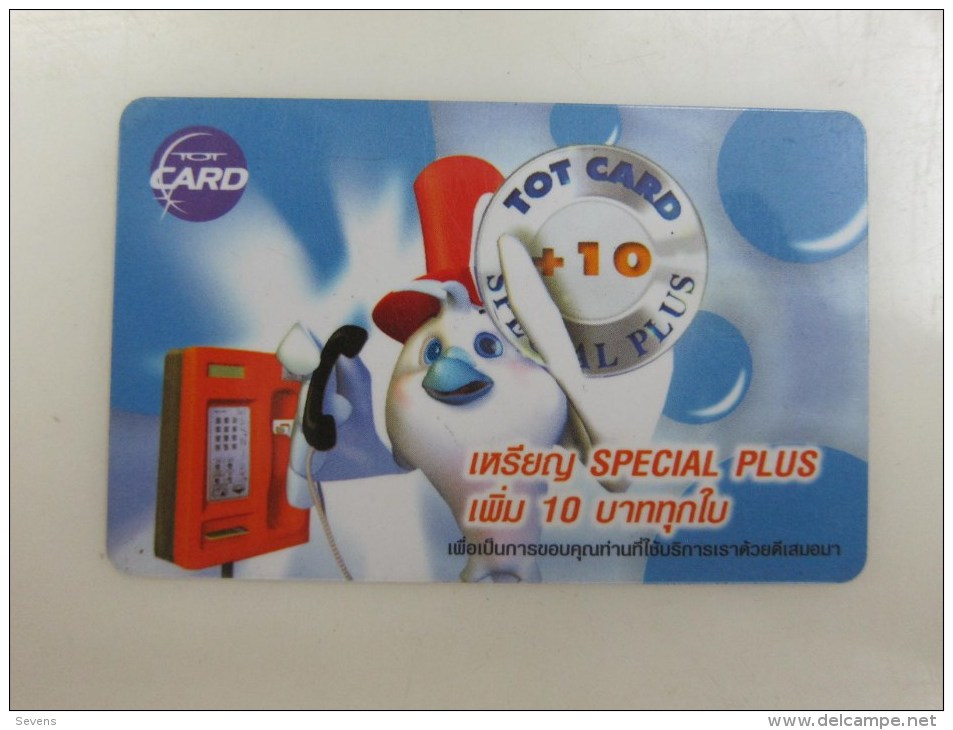 TOT Chip Phonecard,card Telephone Service,used - Thaïland