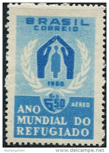 BX0082 Brazil 1960 World Refugee Year Emblem 1v MNH - Ungebraucht