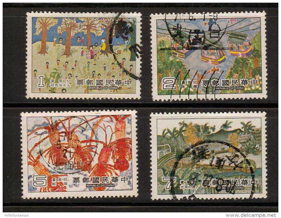 China     Scott No.  2233-36       Used      Year  1981 - Neufs