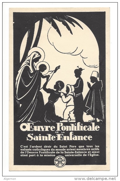 9836 -  Oeuvre Pontificale De La Sainte Enfance - Vierge Marie & Madones