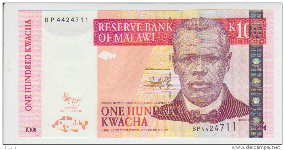 Malawi 100 Kwacha 2009  Pick 54 UNC - Malawi