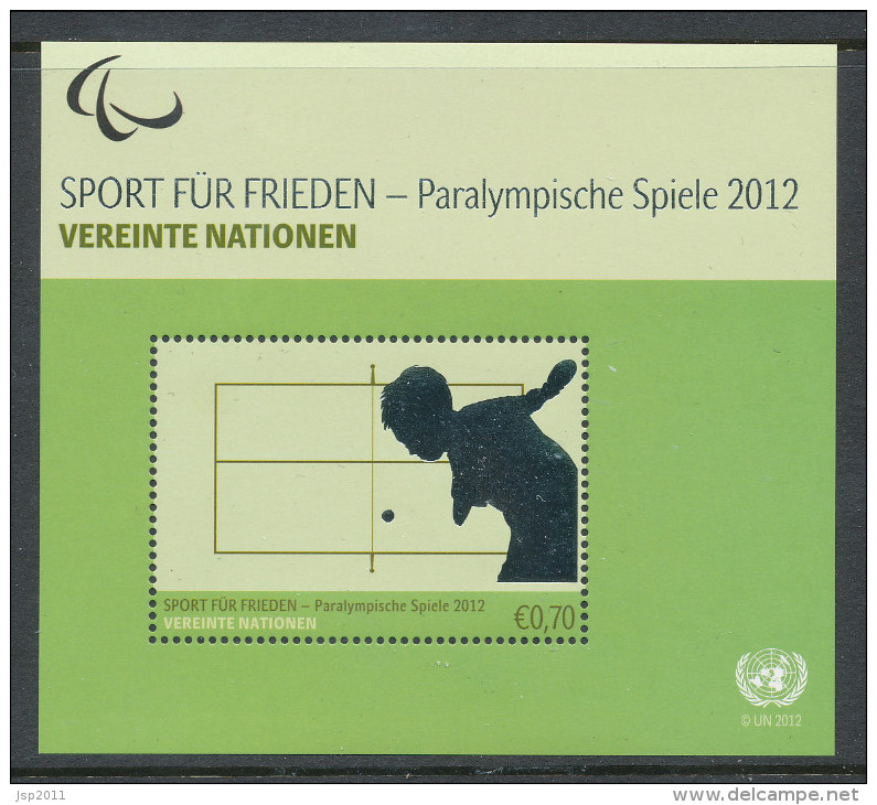 UN Vienna 2012. Scott # 516-517 + 517a. Set/Pair And Souvenir Sheet,  MNH ** - Neufs