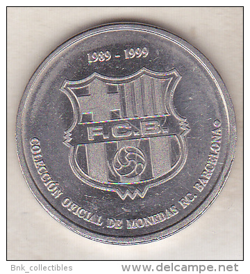 Spain FC Barcelona Old  Small Sport Medal - 1989-1999 - Token - Football - Soccer - Players - Frank De Boer - Autres & Non Classés