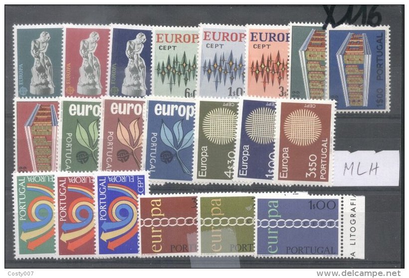 Portugal 1965-74 Lot Europa CEPT MLH AC.829 - Collections