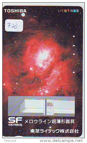 Télécarte Japon ESPACE * Phonecard JAPAN  (720) SPACE SHUTTLE * COSMOS * WELTRAUM * LAUNCHING * SATELLITE * GLOBE - Espace