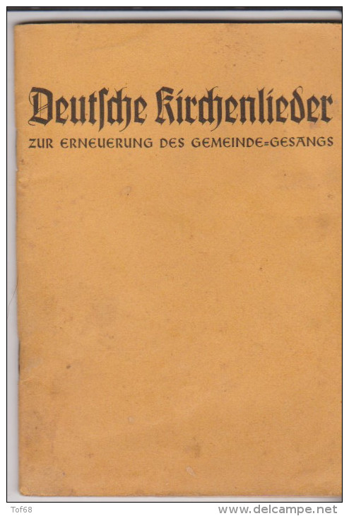 Kleine Heft Deutsche Kirchenlieder 1936 - Christianism