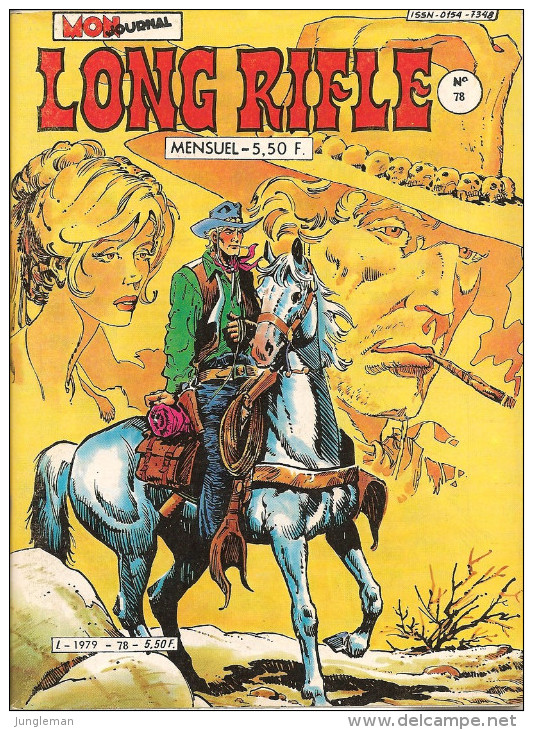 Long Rifle N° 78 - Editions Aventures Et Voyages - Mensuel - Avec Scotty - Le Crotale Et Gil - Juillet 1984 - TBE - Petit Format