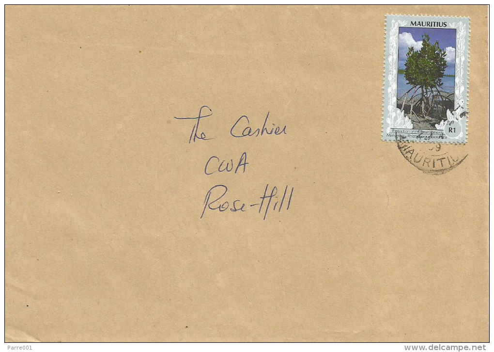 Mauritius Maurice 1911 Reduit Mangrove Plant Domestic Cover - Mauritius (1968-...)