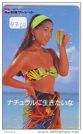 Télécarte Japon EROTIQUE (4769) EROTIC *  *  Japan PHONECARD EROTIK * BIKINI GIRL * FEMME  SEXY LADY - Moda