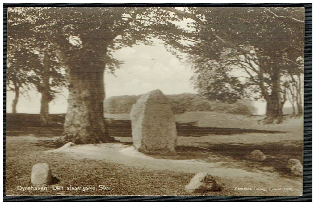 OLD CPA - DENMARK - DYREHAVEN - DEN SLESVIGSKE STEN - STONES - Danemark