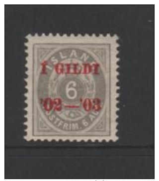 ICELAND...mh...1902-03. .SCV= $1.50...#46 - Unused Stamps