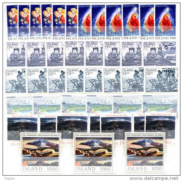 ICELAND  -  BIG  BIG   LOT   -   MNH** - Collections, Lots & Series