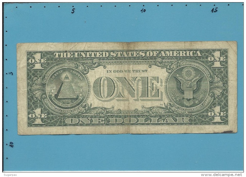 U. S. A. - 1 DOLLAR - 1988 A - Pick 480b - SAN FRANCISCO - CALIFORNIA - Billets De La Federal Reserve (1928-...)