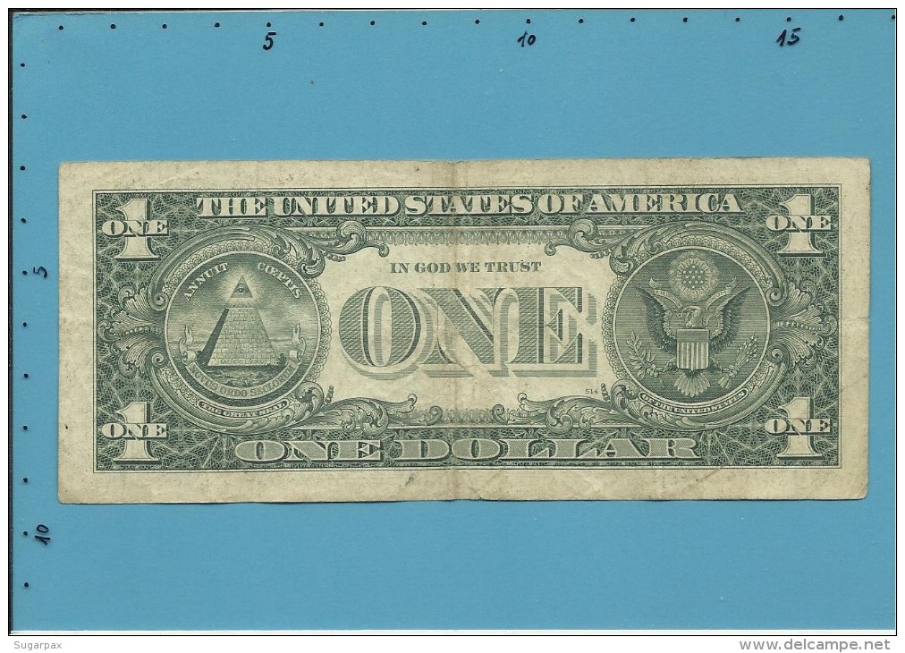 U. S. A. - 1 DOLLAR - 1995 - Pick 496 - NEW YORK - Biljetten Van De  Federal Reserve (1928-...)