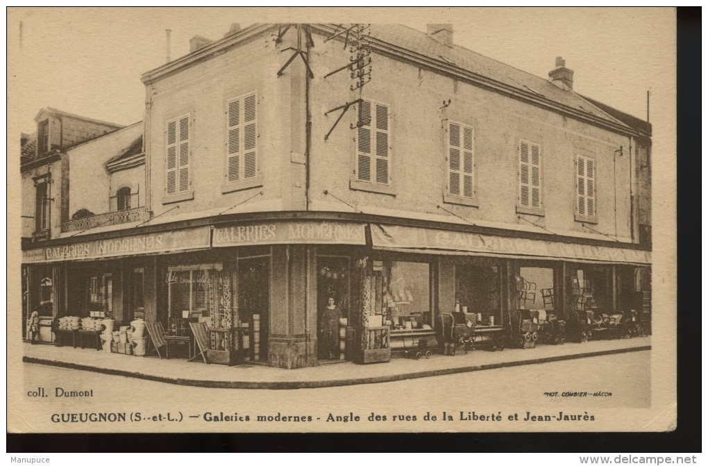 Gueugnon Galerie Modernes Angle Des Rue De La Liberte Et Jean Jaures - Gueugnon