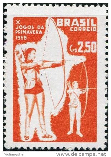 BX0391 Brazil 1958 Spring Games Archery 1v MNH - Nuevos