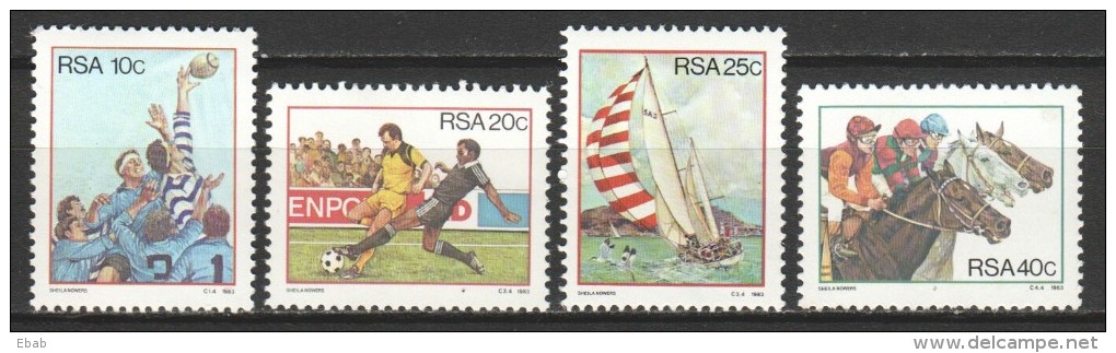 South Africa 1983 / 1995  - 2 Complete Sets MNH SPORTS / RUGBY - Nuovi