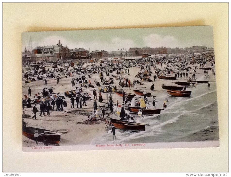 GREAT YARMOUTH BEACH FROM JETTY NON VIAGGIATA - Great Yarmouth