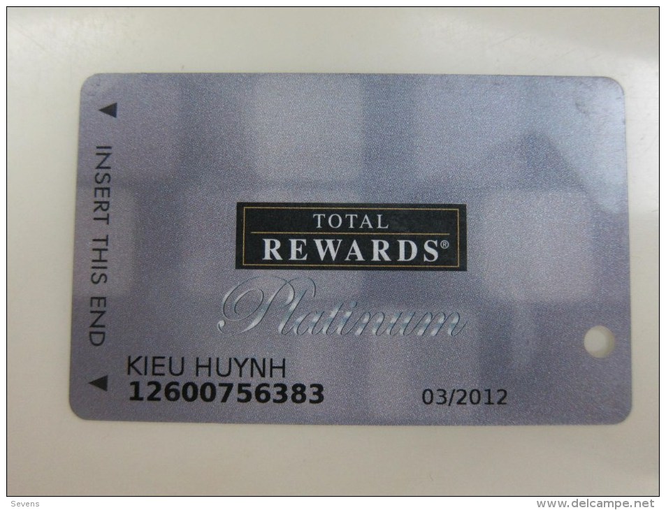 Total Rewards Platinum - Hotel Keycards