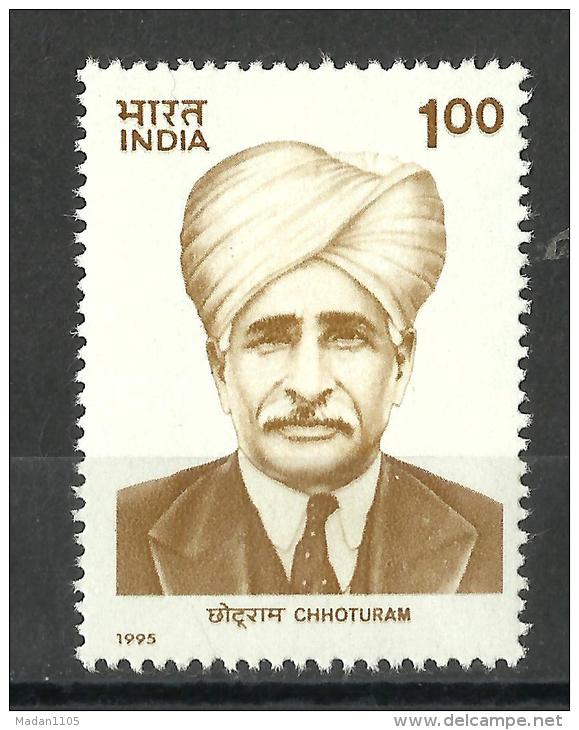 INDIA, 1995,  Chhoturam, (Social Reformer) - Commemoration, MNH, (**) - Neufs