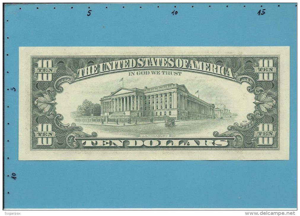 U. S. A. - 10 DOLLARS - 1990 - Pick 486 - NEW YORK - Federal Reserve Notes (1928-...)