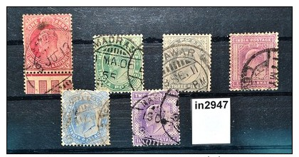 In2947 Alte Indische Briefmarken - König  Edward VII, Indien 1902-09 - Sonstige & Ohne Zuordnung