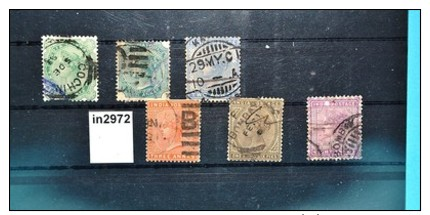 In2972 Alte Indische Briefmarken - Queen Victoria, Indien 1882-87 - Sonstige & Ohne Zuordnung