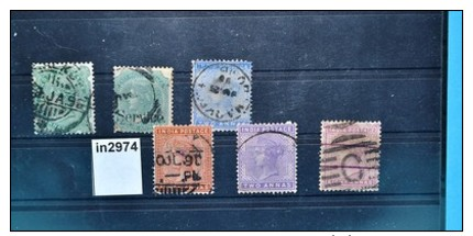 In2974 Alte Indische Briefmarken - Queen Victoria, Indien 1882-87 - Sonstige & Ohne Zuordnung