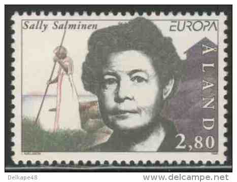 Aland 1996 Mi 113 Sc 126 ** Sally Salminen (1906-1976) Novelist / Schriftstellerin– Famous Woman / Berühmte Frau - Beroemde Vrouwen