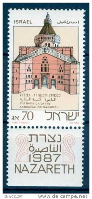 Israel - 1986, Michel/Philex No. : 1051, - MNH - *** - - Ongebruikt (met Tabs)