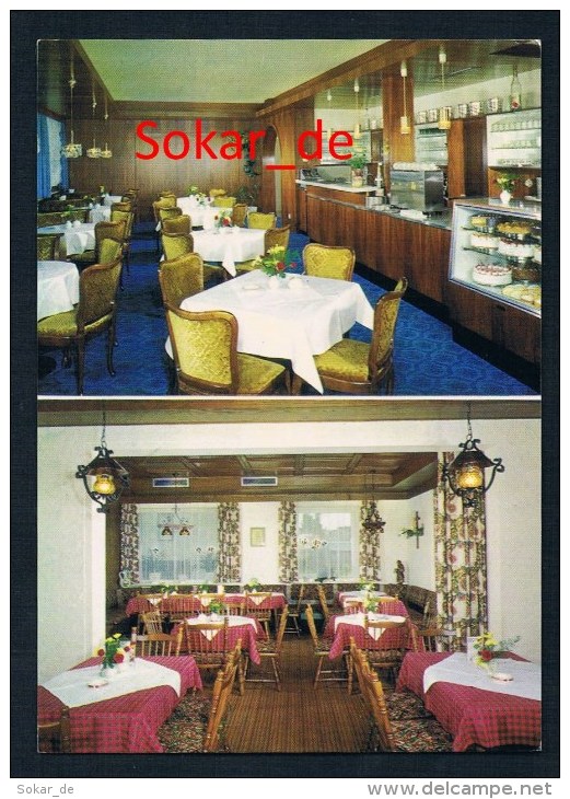 AK Sonthofen / Allgäu 1975, Konditorei - Cafe  "Schmiedler", Bayern - Sonthofen