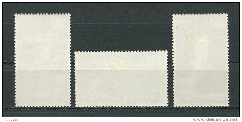 FORMOSE TAIWAN 1963 N° 434/436 * Neufs  = MH Infime Trace De Charnières Cote 45 &euro; Faune Oiseaux Birds Fauna Animaux - Unused Stamps