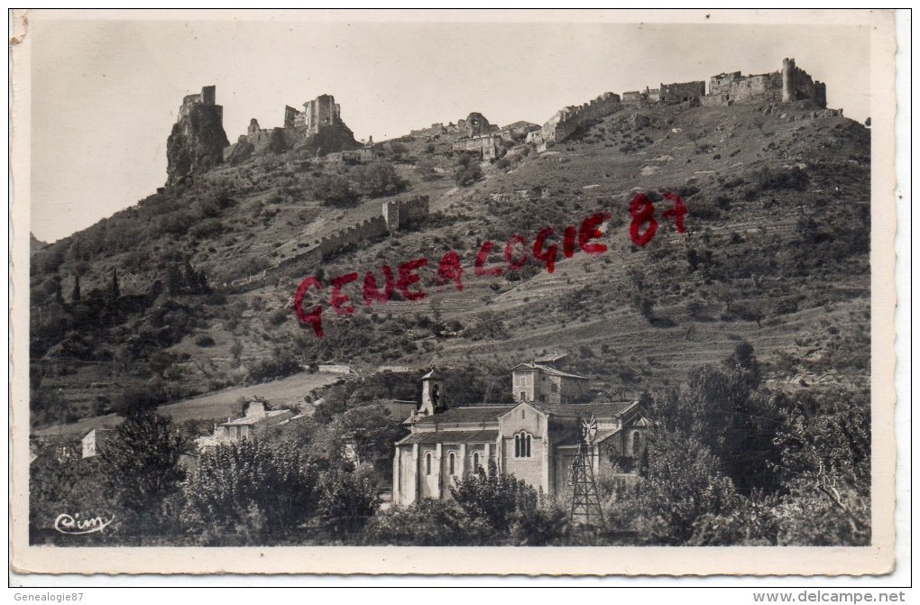 07 - ROCHEMAURE - L' EGLISE ET VUE D' ENSEMBLE DU CHATEAU - Rochemaure