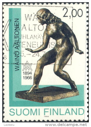 Finlande  1994. ~ YT 1208 à 1209 -  Sculpture De Wäinö Aaltonen - Used Stamps