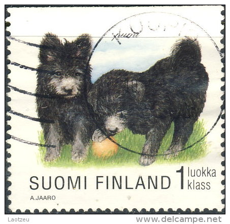 Finlande  1998. ~ YT 1404 - Chiot Pumi - Used Stamps