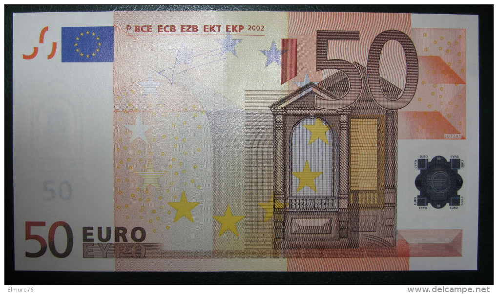 50 EURO J077A1 Italy Serie S Perfect UNC - 50 Euro